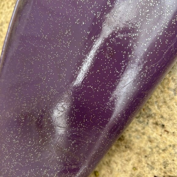 Hunter Purple sparkle Rain boots, size 36 - Picture 11 of 14